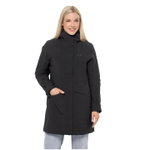 Jack Wolfskin Wintermantel Silent Wisper Parka (wasser- und winddicht, PFC-frei) schwarz Damen